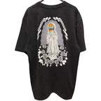 【MELTYDOPE】KOZUEMARIA / 6.2oz FADE WASH T-SHIRT - FADE BLACK