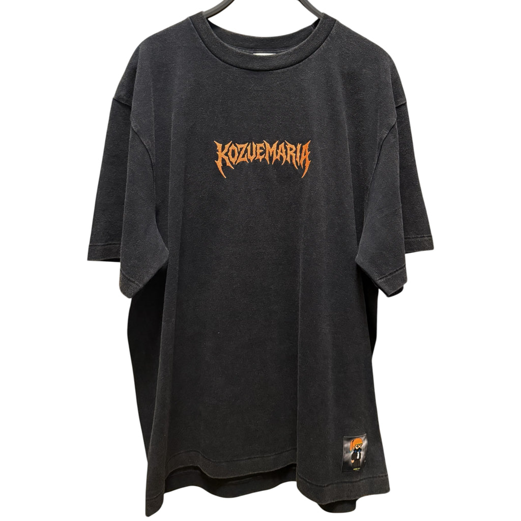 【MELTYDOPE】KOZUEMARIA / 6.2oz FADE WASH T-SHIRT - FADE BLACK