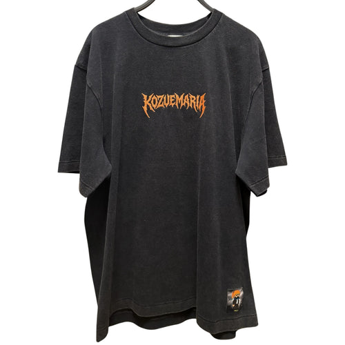 【MELTYDOPE】KOZUEMARIA / 6.2oz FADE WASH T-SHIRT - FADE BLACK