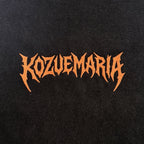 【MELTYDOPE】KOZUEMARIA / 6.2oz FADE WASH T-SHIRT - FADE BLACK