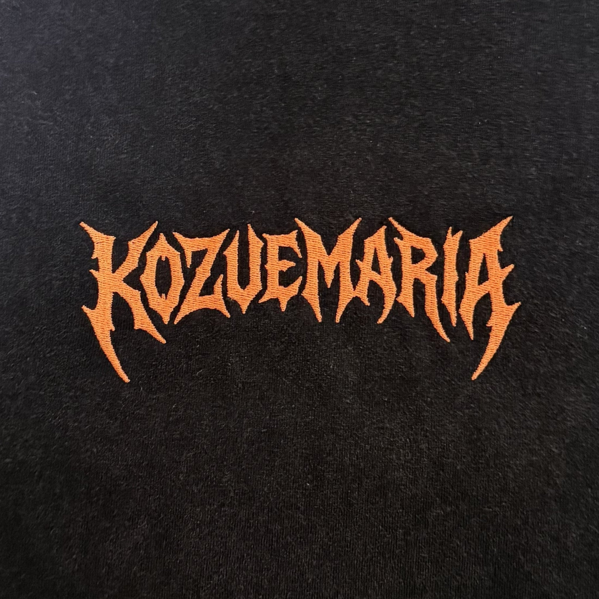 【MELTYDOPE】KOZUEMARIA / 6.2oz FADE WASH T-SHIRT - FADE BLACK