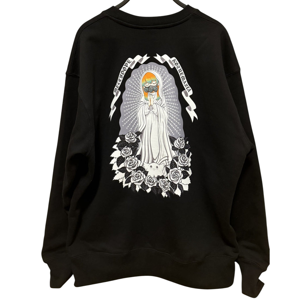 【MELTYDOPE】KOZUEMARIA / 12.7oz HEAVYWEIGHT SWEATSHIRT - BLACK