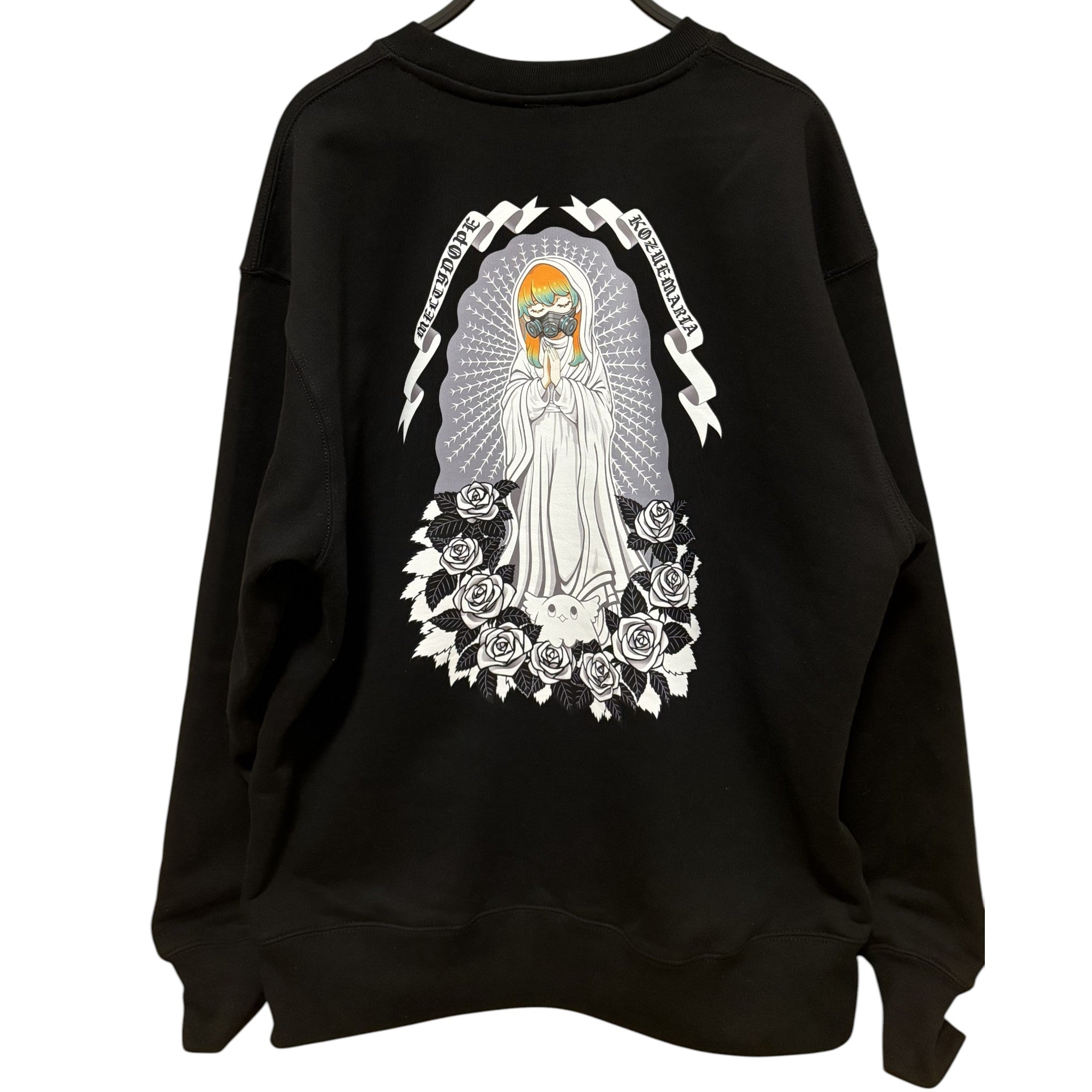 【MELTYDOPE】KOZUEMARIA / 12.7oz HEAVYWEIGHT SWEATSHIRT - BLACK