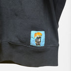 【MELTYDOPE】ODD-KOZUE “GO STUPID” 12.7oz HEAVYWEIGHT SWEATSHIRT - BLACK